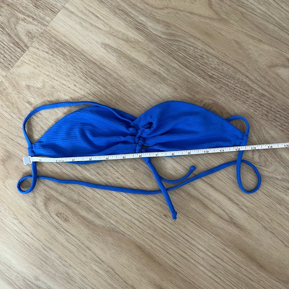 San Lorenzo bright blue bandeau bikini